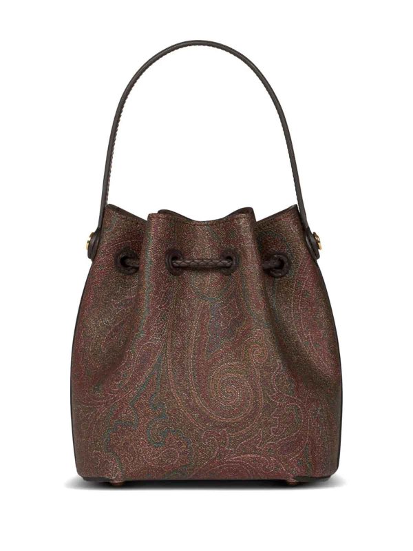 Bucket-Bag - Braun shop online: ETRO