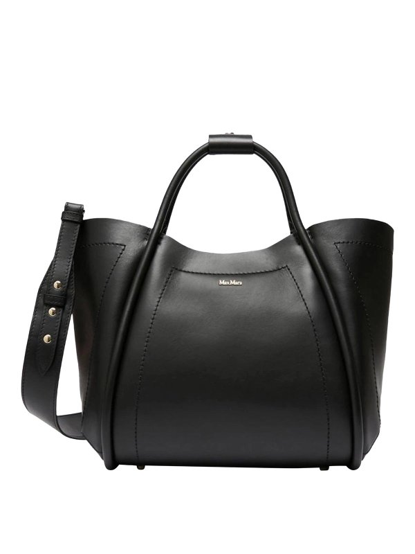 Max Mara: トートバッグ - トートバッグ - 黒