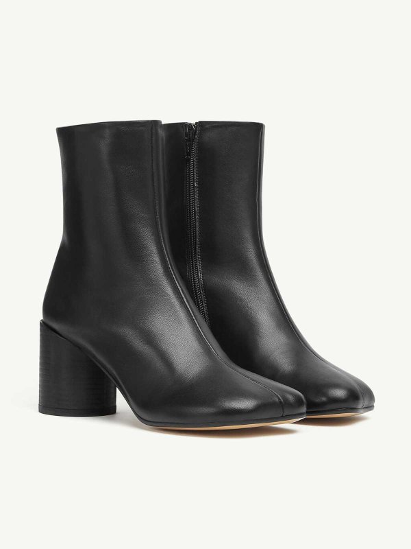 アンクルブーツ - 黒 shop online: MM6 MAISON MARGIELA