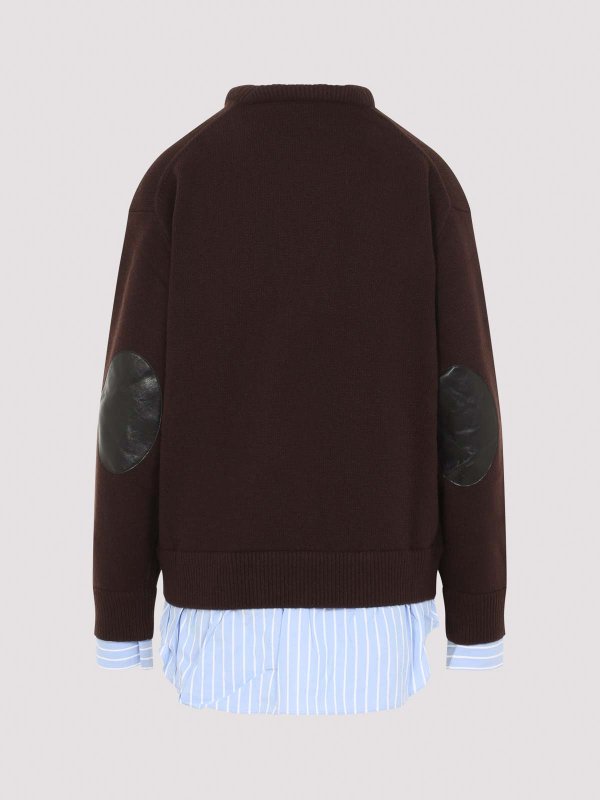 Acne Studios: Suéteres con cuello pico online - Suéter Cuello Redondo