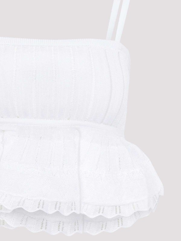 The Best Shops Alaïa: Tops y camisetas sin mangas - Top - Blanco