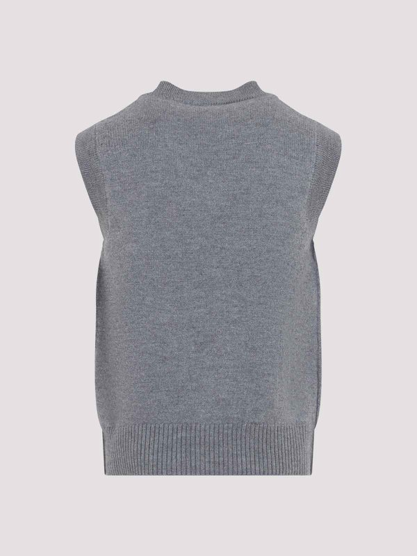AMI PARIS: crew necks online - Adc Sleevless Sweater