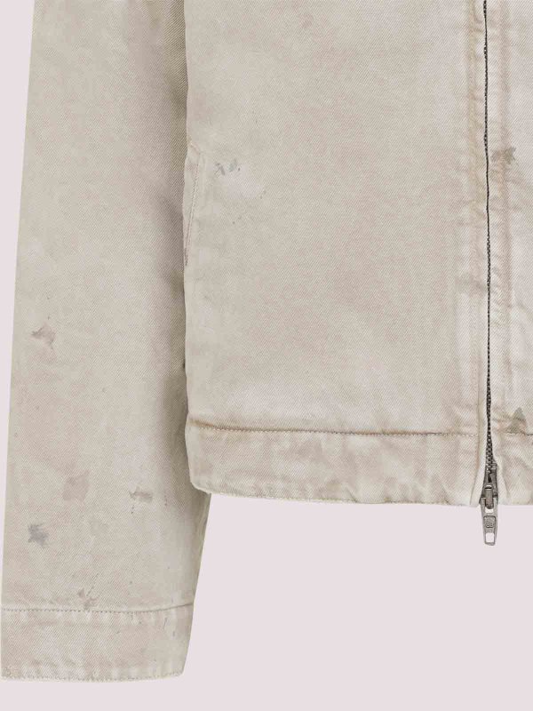 The Best Shops BALENCIAGA: Jeansjacken - Jeansjacke - Beige