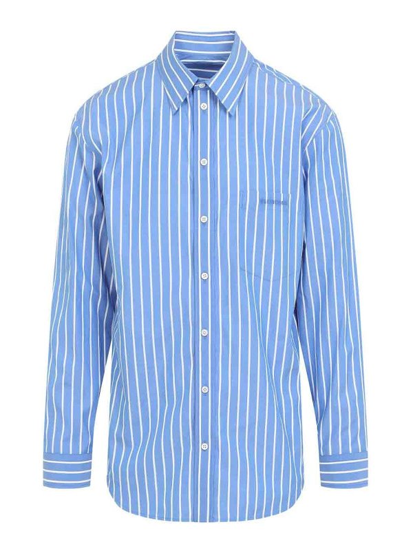 BALENCIAGA: Hemden - Hemd - Hellblau