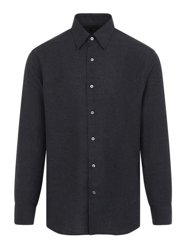 BRIONI: Camisas - Camisa - Gris