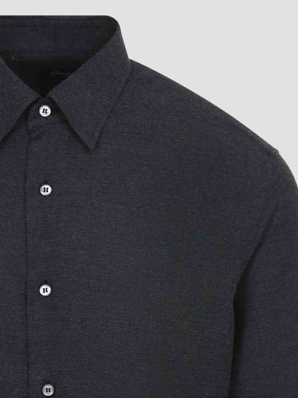 The Best Shops BRIONI: Camisas - Camisa - Gris