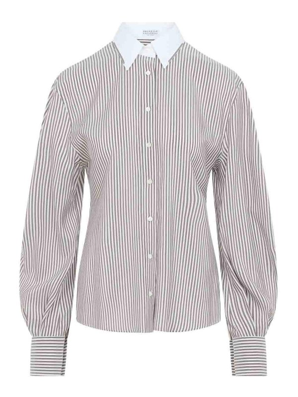 BRUNELLO CUCINELLI: Camisas - Camisa - Blanco