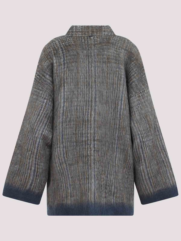 BRUNELLO CUCINELLI: カーディガン online - カーディガン - ダークグレー