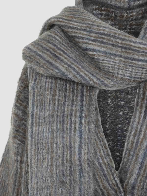 BRUNELLO CUCINELLI buy online カーディガン - ダークグレー