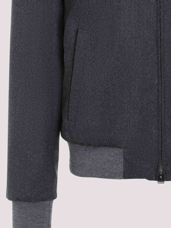 The Best Shops CANALI: ボンバージャケット - ボンバージャケット - グレー