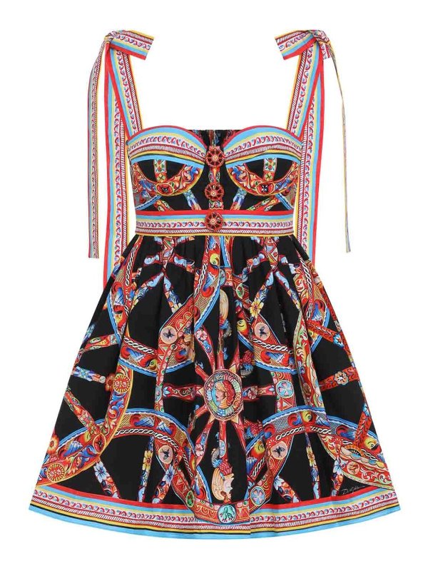 DOLCE & GABBANA: Kurze Kleider - Kurzes Kleid - Blau