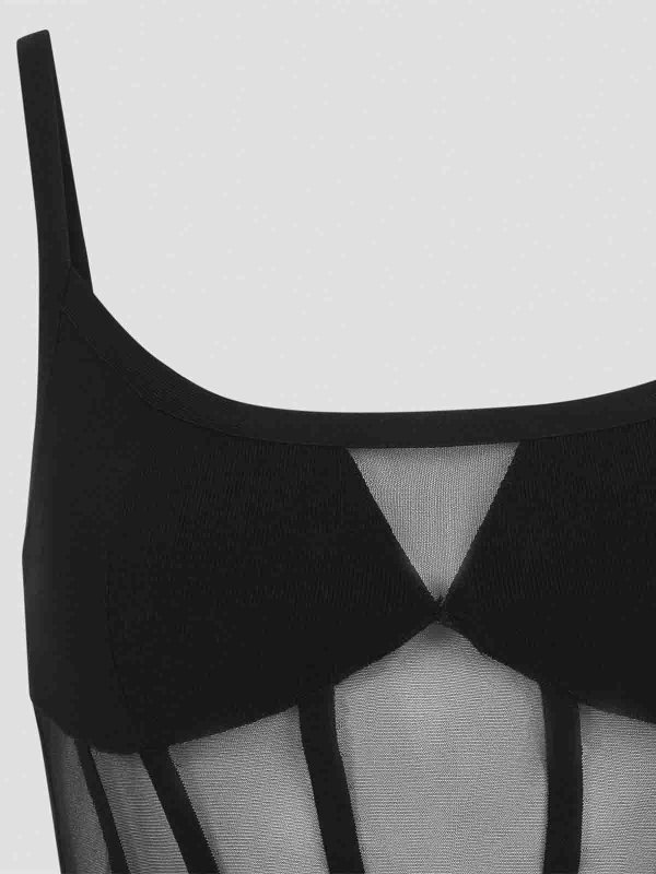 The Best Shops ELISABETTA FRANCHI: ニーレングスドレス - 膝丈ドレス - 黒