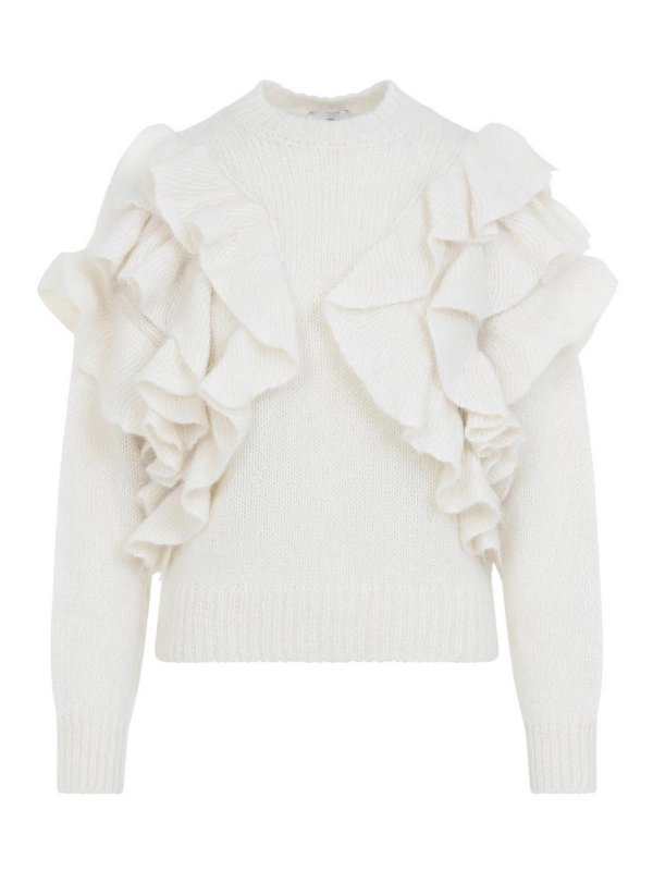 ELISABETTA FRANCHI: クルーネック - クルーネック - クリーム