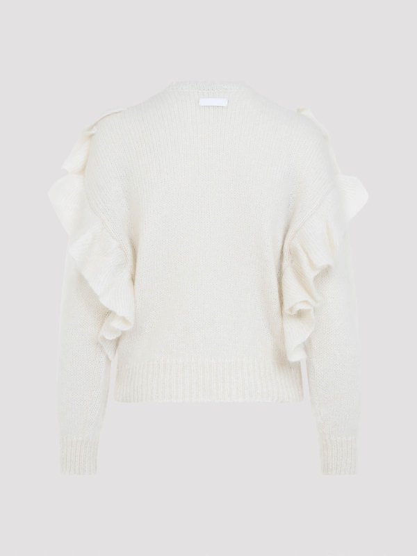ELISABETTA FRANCHI: クルーネック online - クルーネック - クリーム