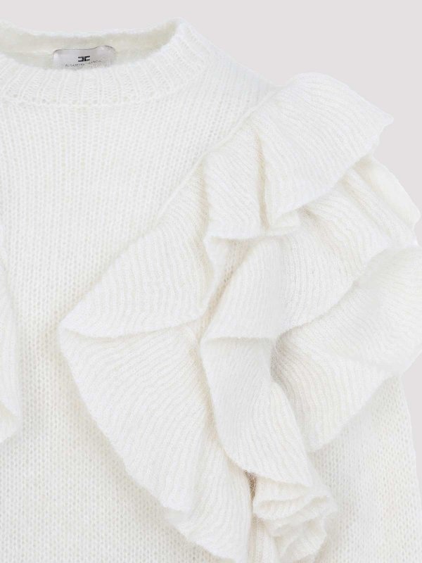 The Best Shops ELISABETTA FRANCHI: クルーネック - クルーネック - クリーム