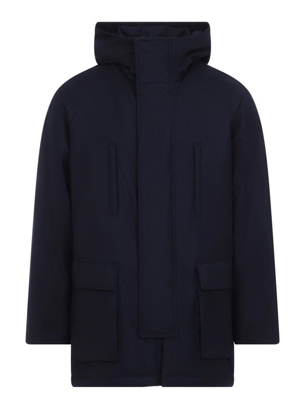 GIORGIO ARMANI: Kurze Mäntel - Kurzer Mantel - Hellblau