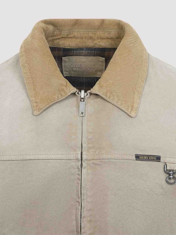 Casualjacke - Beige shop online: GOLDEN GOOSE