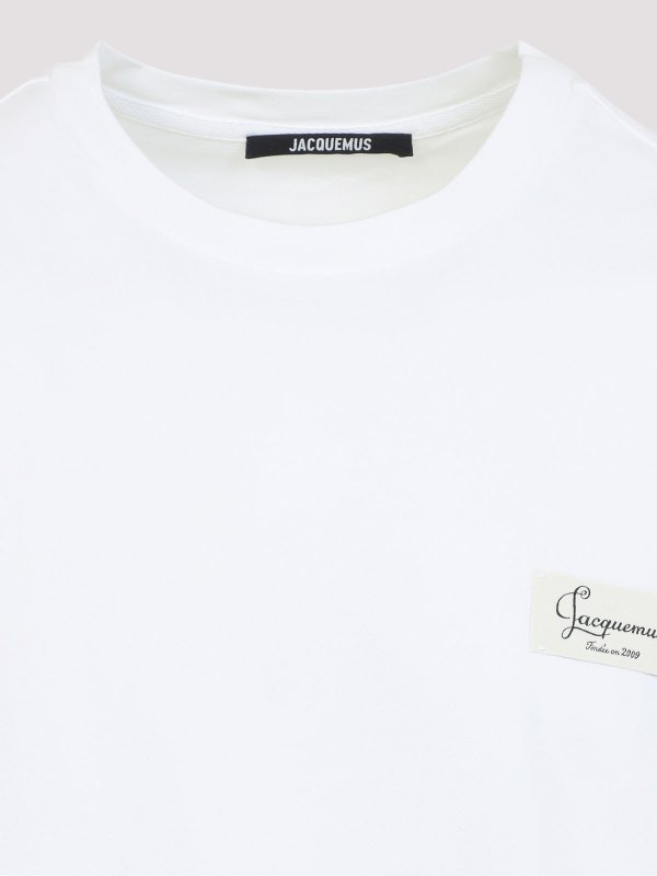 The Best Shops JACQUEMUS: T-shirts - T-Shirt - Weiß