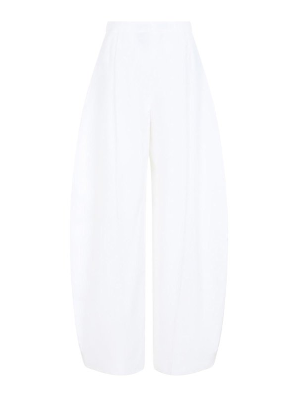 JACQUEMUS: Casual Hosen - Casual Hose - Weiß