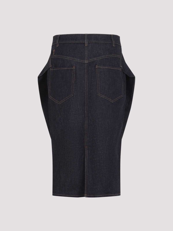 JACQUEMUS: Knielange und Midi Röcke online - Midirock - Blau