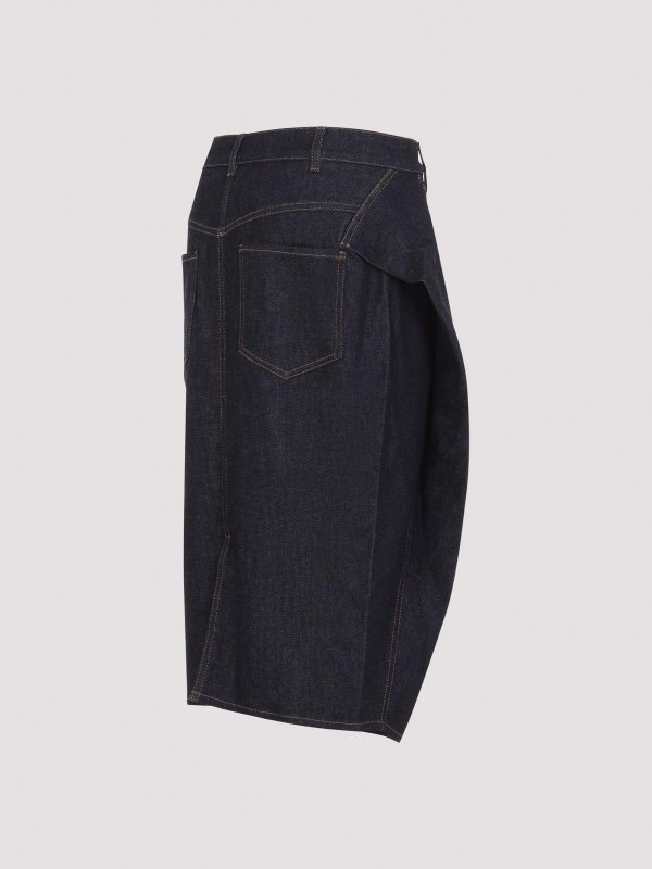The Best Shops JACQUEMUS: Knielange und Midi Röcke - Midirock - Blau