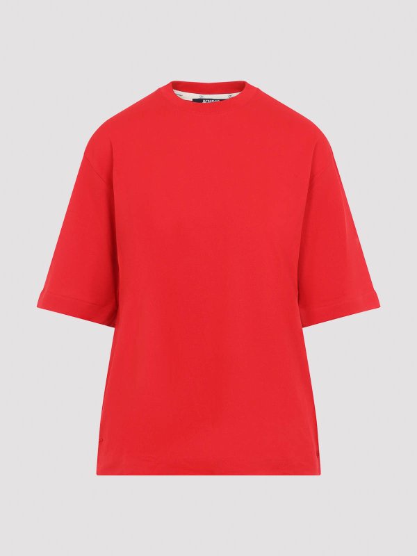 JACQUEMUS: T-shirts online - T-Shirt - Rot