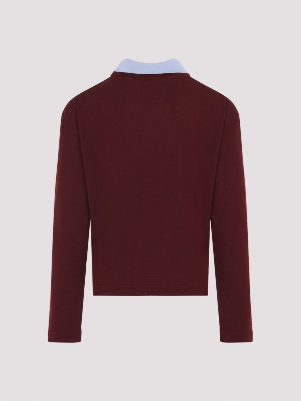 JIL SANDER: Poloshirts online - Poloshirt - Bordeaux
