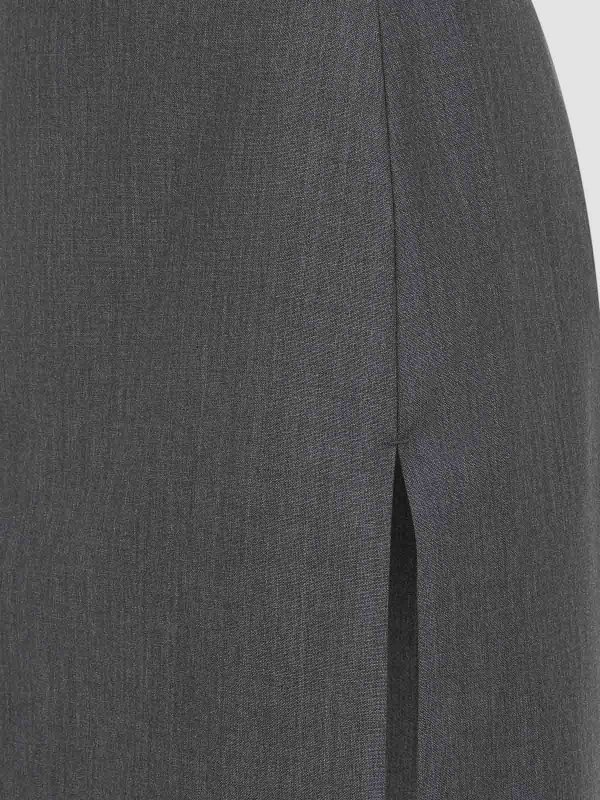 The Best Shops JIL SANDER: ニーレングススカート＆ミディ丈 - 膝丈/ミディスカート - グレー