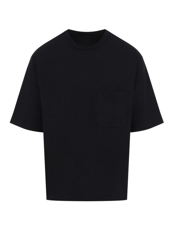 LEMAIRE: T-shirts - T-Shirt - Schwarz