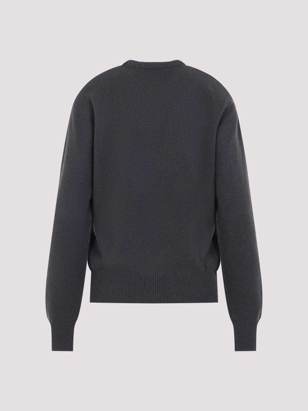LEMAIRE: Strickpullover mit V-Ausschnitt online - V-Pullover - Taupe