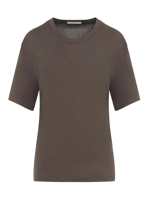 LEMAIRE: T-shirts - T-Shirt - Braun