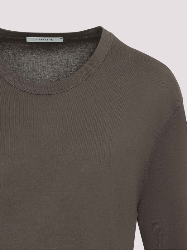 The Best Shops LEMAIRE: T-shirts - T-Shirt - Braun