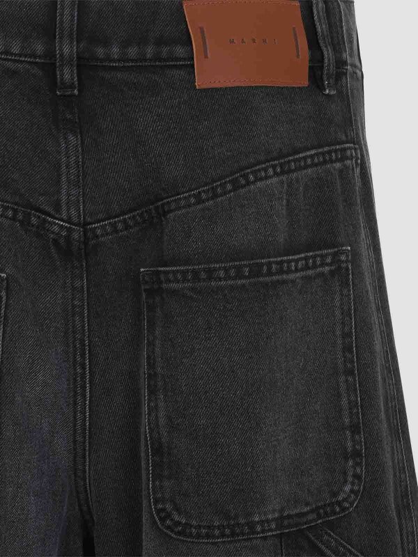 The Best Shops Marni: Jeans Rectos - Vaqueros Rectos - Negro