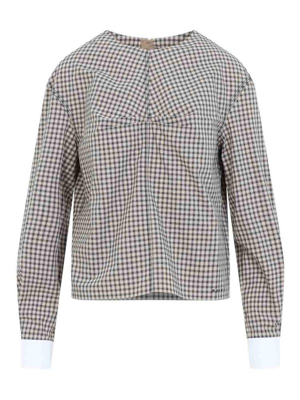 Marni: Hemden - Hemd - Taupe
