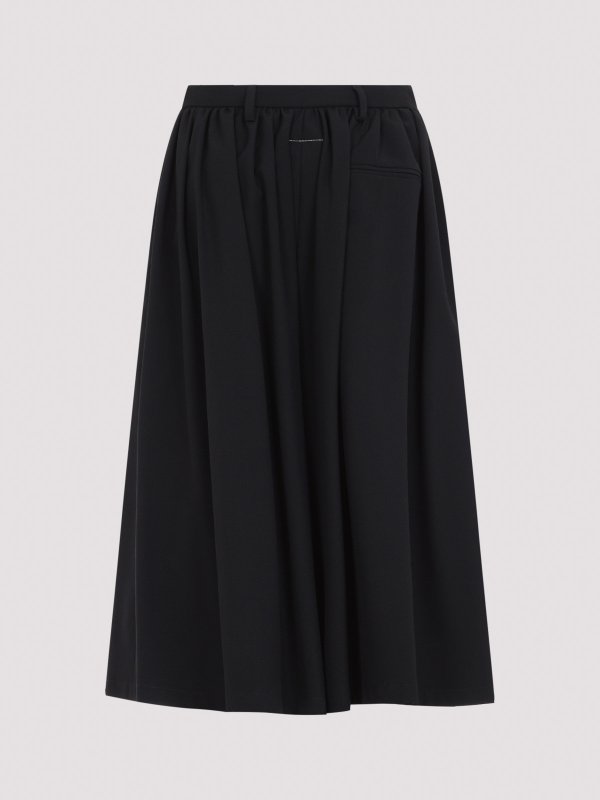 MM6 MAISON MARGIELA: Knielange und Midi Röcke online - Midirock - Schwarz