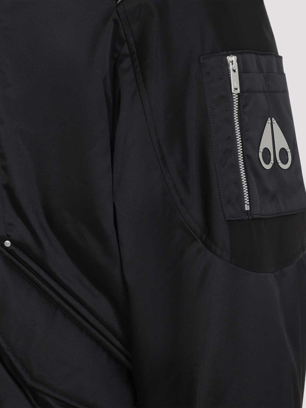 MOOSE KNUCKLES buy online ボンバージャケット - 黒