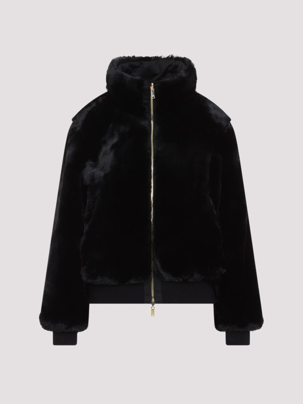 The Best Shops MOOSE KNUCKLES: ボンバージャケット - ボンバージャケット - 黒