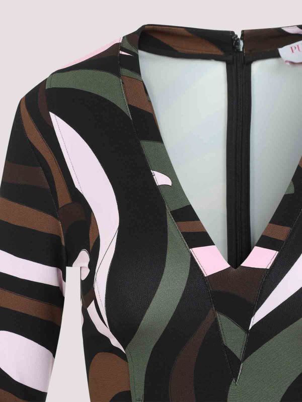 The Best Shops EMILIO PUCCI: マキシドレス - マキシドレス - ライトブラウン