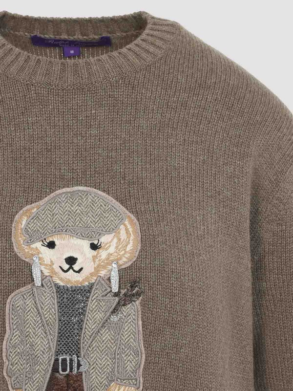 タートルネック/ポロネック - グレイッシュブラウン shop online: RALPH LAUREN
