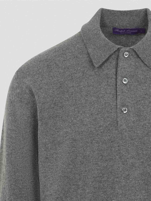 The Best Shops RALPH LAUREN PURPLE LABEL: Poloshirts - Poloshirt - Grau