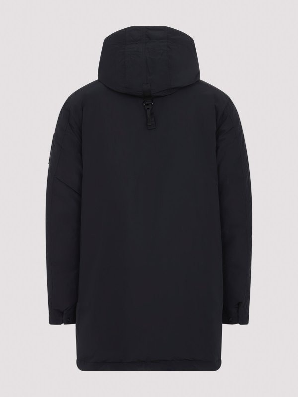 STONE ISLAND: ダウン・ハイテクコート online - ダウンコート - 黒
