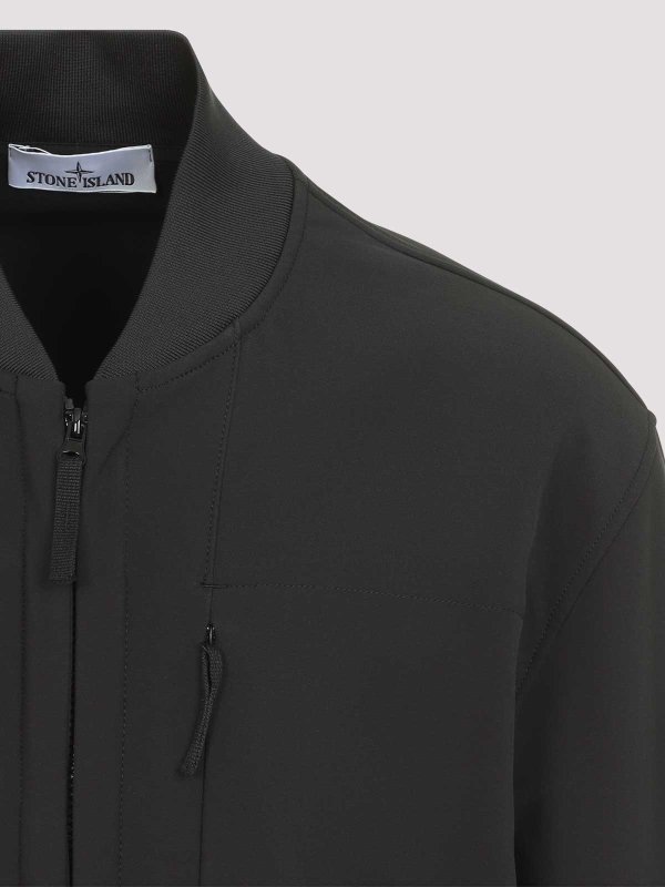 Bomberjacke - Schwarz shop online: STONE ISLAND