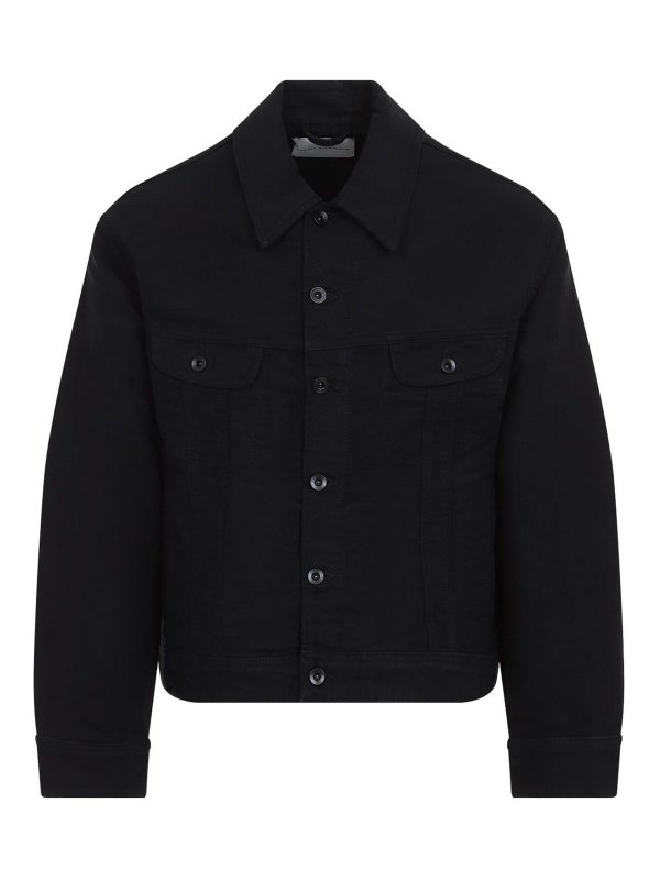 STUDIO NICHOLSON: casual jackets - Derby Cropped Jacket