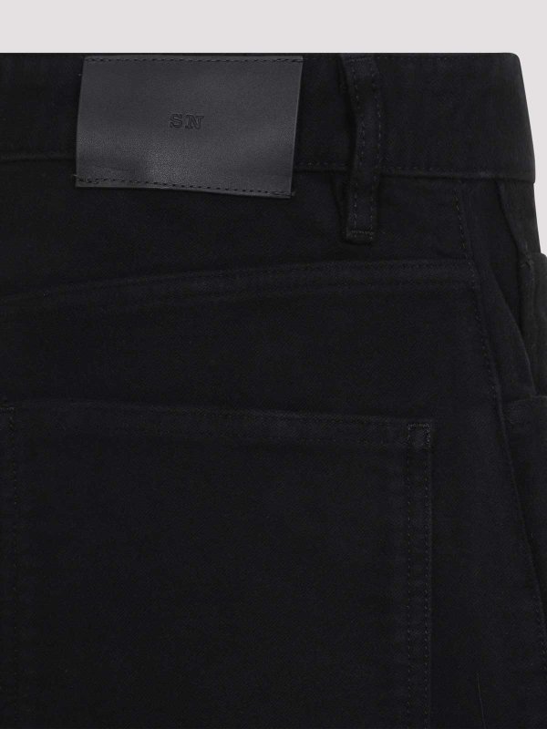 The Best Shops STUDIO NICHOLSON: ストレートジーンズ - ストレートジーンズ - 黒