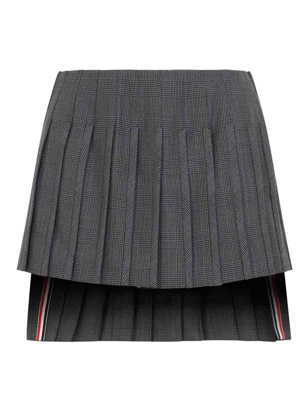 THOM BROWNE: ミニスカート - ミニスカート - ダークグレー