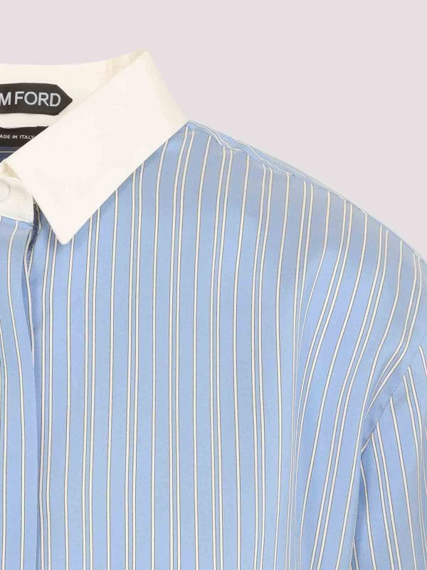 The Best Shops TOM FORD: Chemises - Chemise - Bleu
