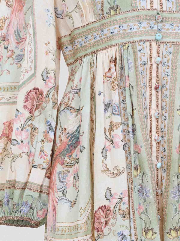 The Best Shops ZIMMERMANN: ショートドレス - ショートドレス - マルチカラー