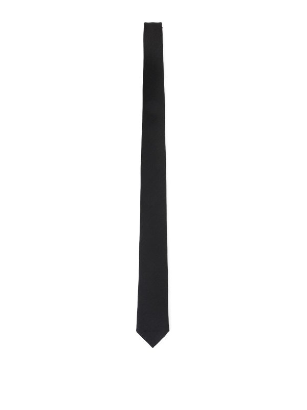 BALENCIAGA: Corbatas y pajaritas - Corbata - Negro