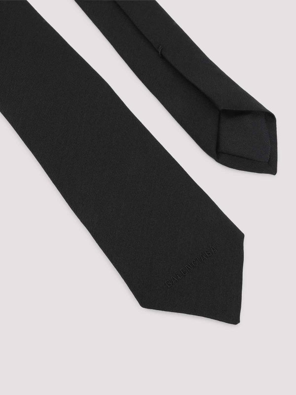 BALENCIAGA: Corbatas y pajaritas online - Corbata - Negro