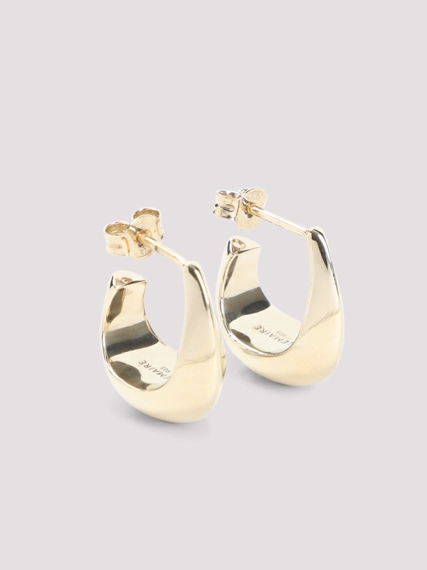 The Best Shops LEMAIRE: Orecchini - Mini orecchini pendenti curvi